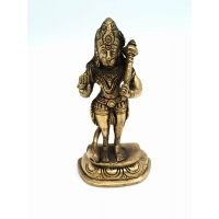 Shree Hanuman Murti/Idol brass Ashtdhatu 17 Cm